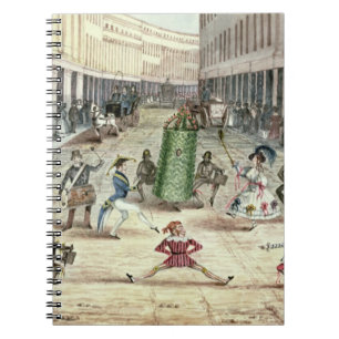 Caderno Espiral Jack no verde, celebrações do primeiro de Maio d