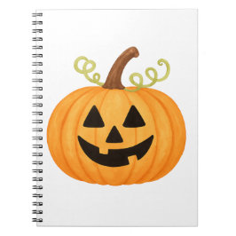 Caderno Espiral Jack-o-Lanterna Halloween