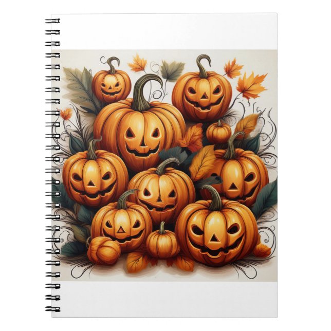 Caderno Espiral Jack O Lanterns (Frente)