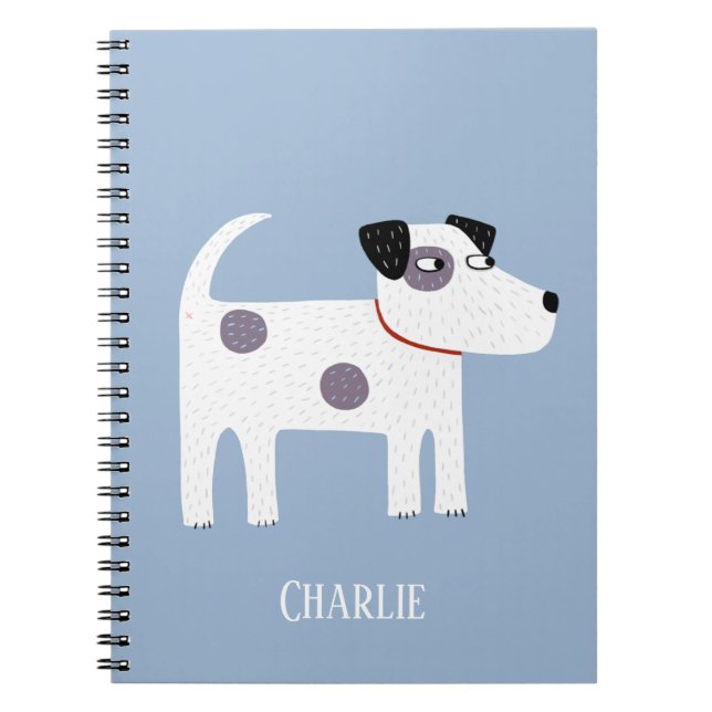 Caderno Espiral Jack Russell Terrier Dog Personalizado (Frente)