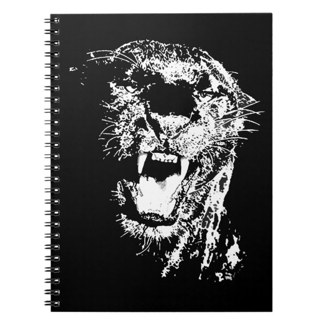Caderno Espiral Jaguar Roaring (Frente)