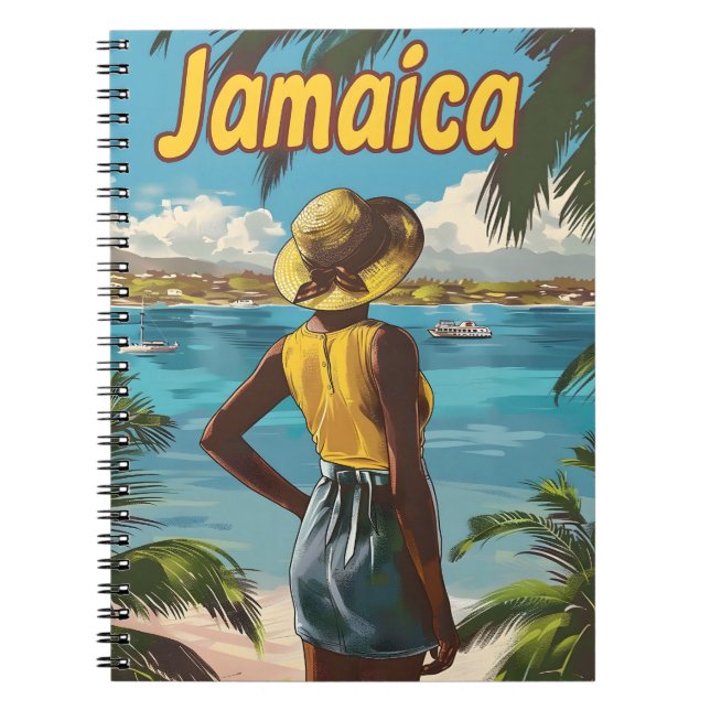 Caderno Espiral Jamaica Beach (Frente)