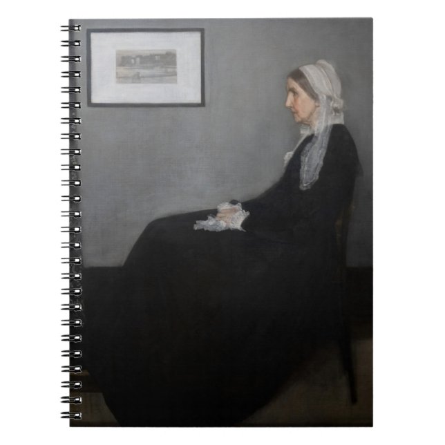 Caderno Espiral James Whistler - Retrato da Mãe da Artista (Frente)