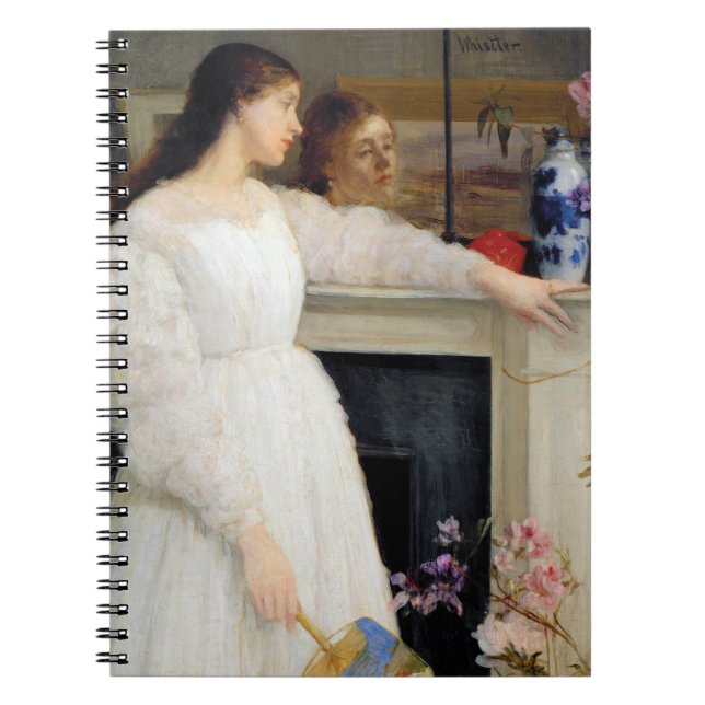 Caderno Espiral James Whistler - Sinfonia em branco nº 2 (Frente)