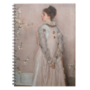 Caderno Espiral James Whistler - Sinfonia em Cor e Rosa da Carne