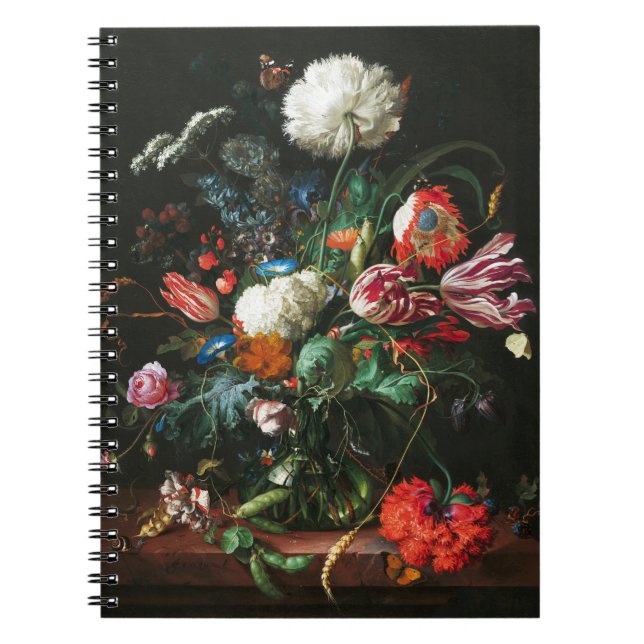 Caderno Espiral Jan Davidsz de Heem, Vase das Flores, 1660 (Frente)