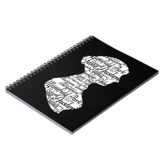 Caderno Espiral Jane Austen Orgulho e Preconceito Diário Preto