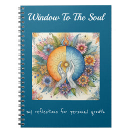 Caderno Espiral Janela Para O Diário Da Alma