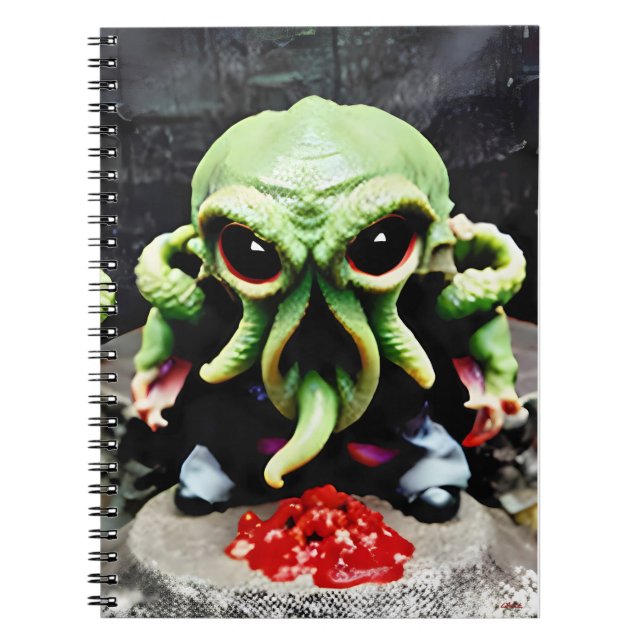 Caderno Espiral Jantar com Cthulhu (Frente)