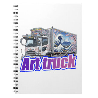 Caderno Espiral Japanese Sakura Wave Art Truck "DEKOTORA"