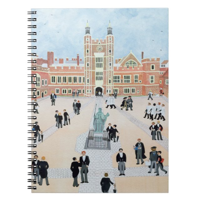 Caderno Espiral Jarda de escola 1991 da faculdade de Eton (Frente)