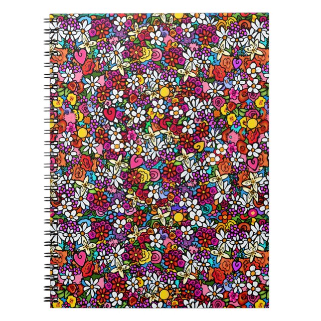Caderno Espiral Jardim Alegre (Frente)