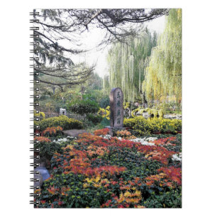 Caderno Espiral Jardim chinês