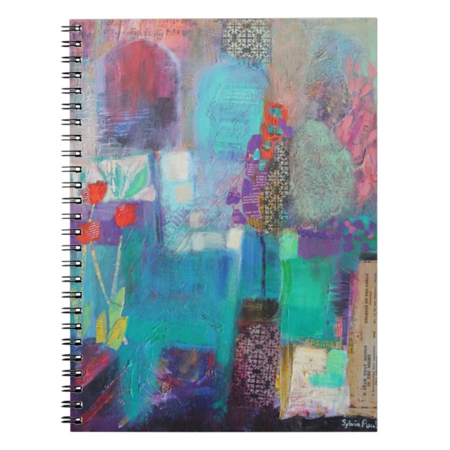 Caderno Espiral Jardim crepuscular 2012 (Frente)