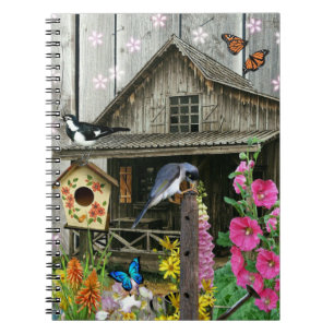 Caderno Espiral Jardim da Flor de Cabina