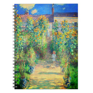 Caderno Espiral Jardim da Flor Monet