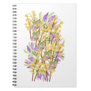 Caderno Espiral Jardim das Borboletas