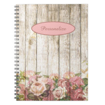 Jardim de Flor Rosa por Cerca de Madeira Personali