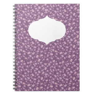 Caderno Espiral Jardim de Primavera Dia das Mães Flores Asiáticas 