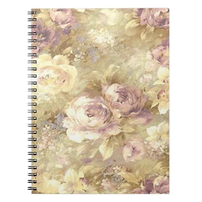 Caderno Espiral Jardim de Rosas (Frente)