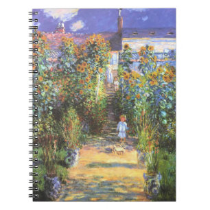 Caderno Espiral Jardim do Artista de Vetheuil - Claude Monet