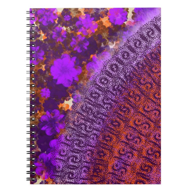 Caderno Espiral Jardim Floral (Frente)