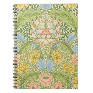 Caderno Espiral Jardim Floral Clássico Myrtle de Willam Morris