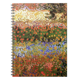 Caderno Espiral Jardim Florido,Vincent van Gogh.