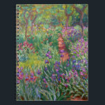 Caderno Espiral Jardim Íris Em Giverny Por Claude Monet<br><div class="desc">O Jardim Íris em Giverny pintado por Claude Monet. Cerca de 1900. Esta imagem está no dominio público.</div>