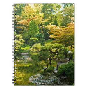 Caderno Espiral Jardim Japonês - Estética Tradicional
