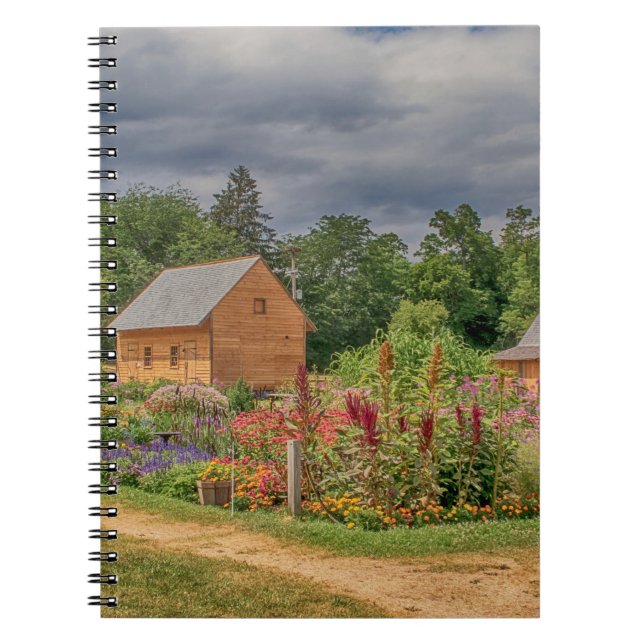 Caderno Espiral Jardim nos Adirondacks (Frente)