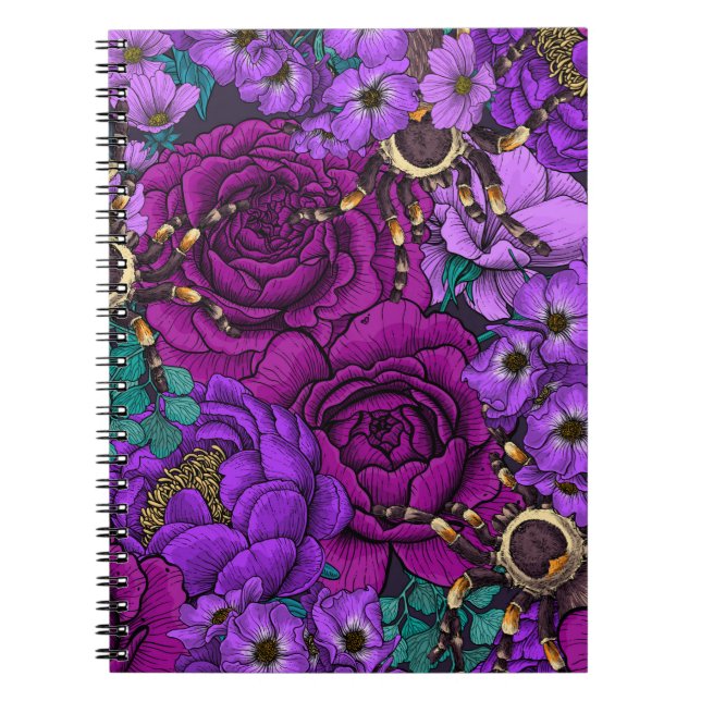 Caderno Espiral Jardim Tarantula 3 (Frente)