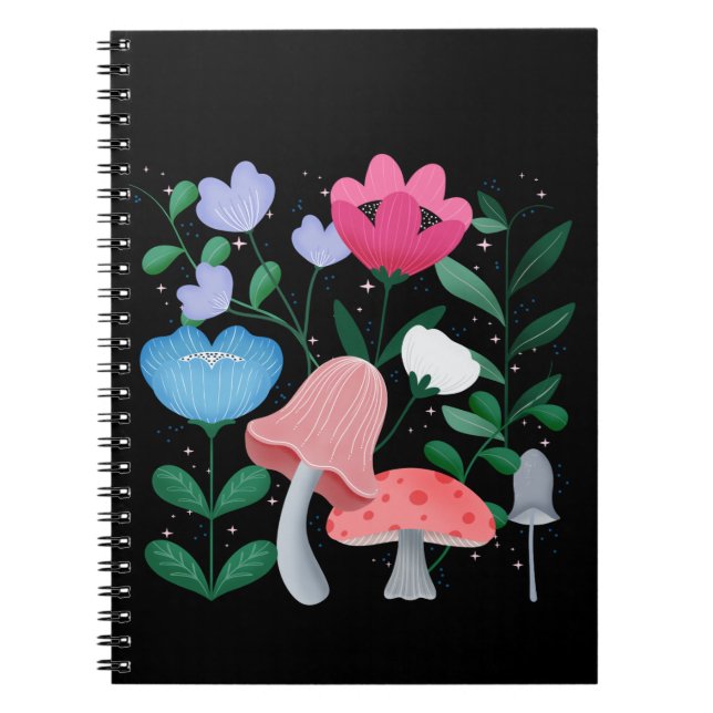 Caderno Espiral Jardim Whimsical (Frente)