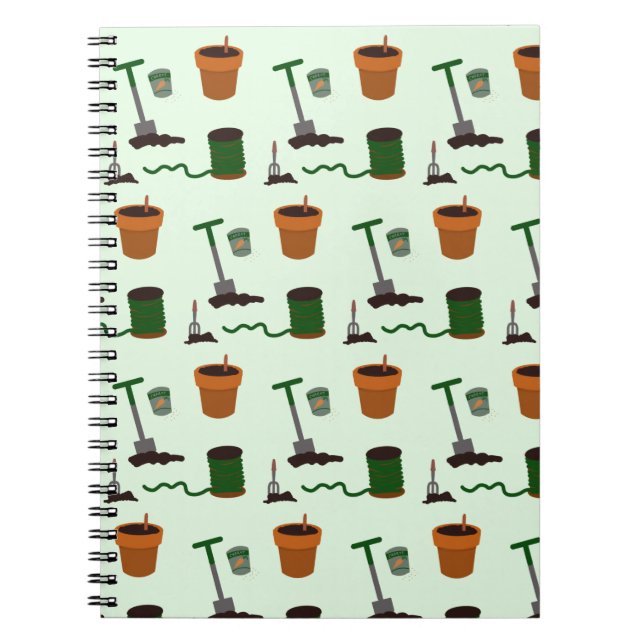 Caderno Espiral Jardinagem (Frente)