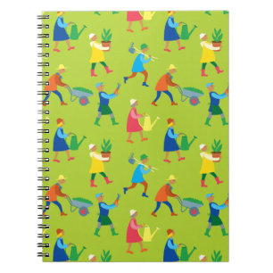 Caderno Espiral Jardineiro