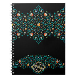 Caderno Espiral Jardins Andaluzes - Notebook Ornamental Floral