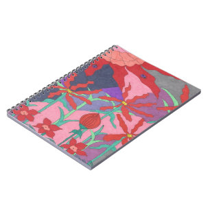 Caderno Espiral Jardins de Verão à Noite