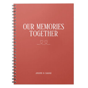 Caderno Espiral Jasper Nossas Memórias Juntas Notebook