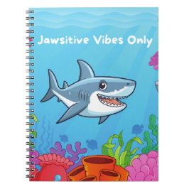 Caderno Espiral Jawsitive Vibes Apenas Notebook Espiral