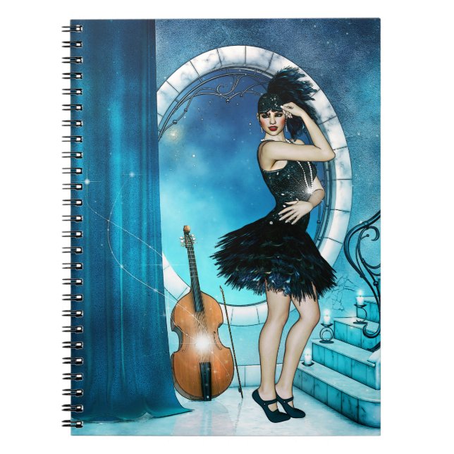 Caderno Espiral Jazz Dancer (Frente)