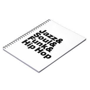Caderno Espiral Jazz & Soul & Funk & Hip Hop