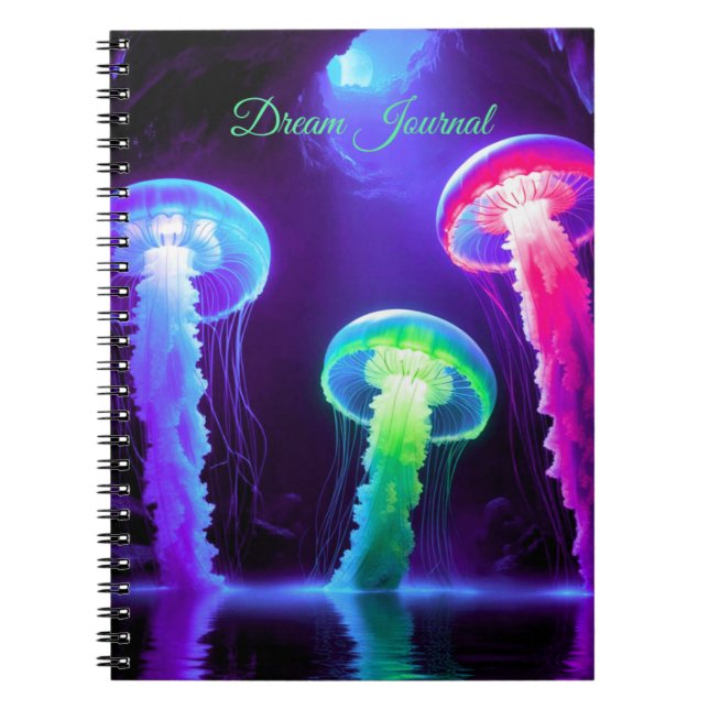 Caderno Espiral Jellyfish Dream Journal (Frente)