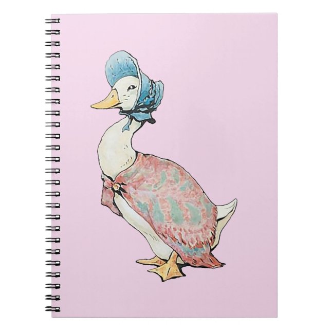Caderno Espiral Jemima Puddle Duck (Frente)