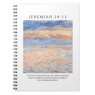Caderno Espiral Jeremias 29:11 Eu sei os planos que tenho para voc