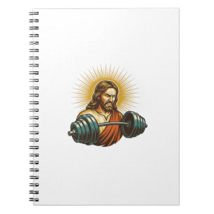 Caderno Espiral Jesus Acidentalmente Adicionando Muito Peso Falha