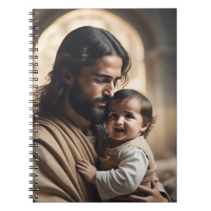 Caderno Espiral Jesus arte