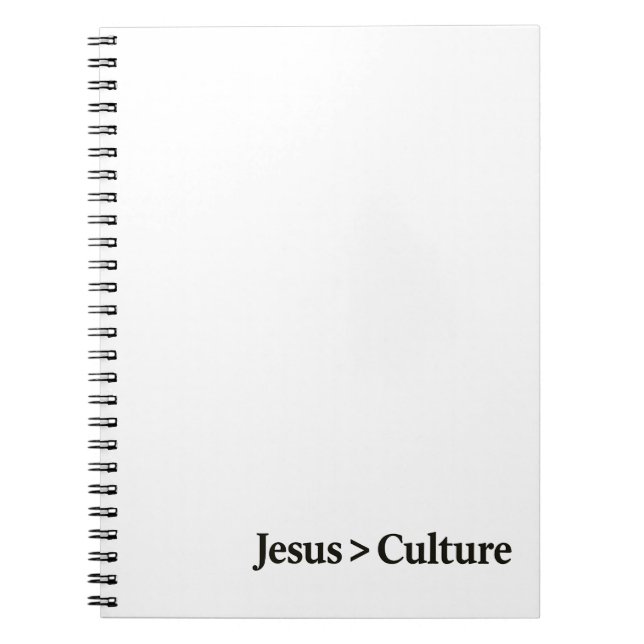 Caderno Espiral Jesus > Bloco de Anotações Espiral de Cultura (Frente)