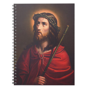 Caderno Espiral Jesus com Coroa de espinhos