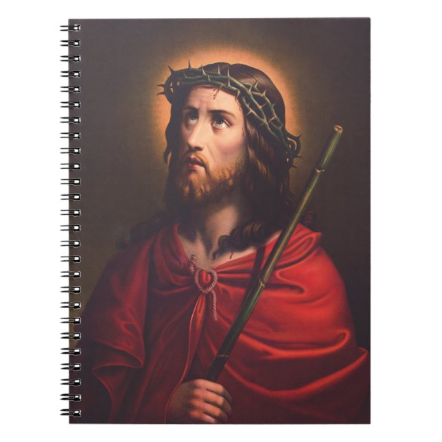 Caderno Espiral Jesus com Coroa de espinhos (Frente)