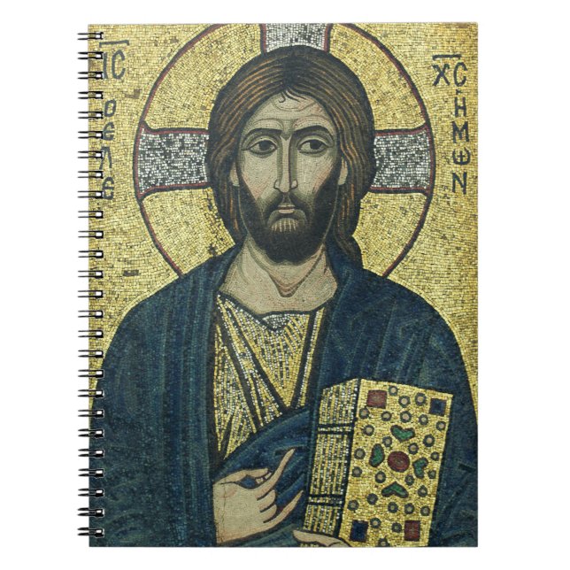 Caderno Espiral Jesus Cristo Pantocrator (Frente)